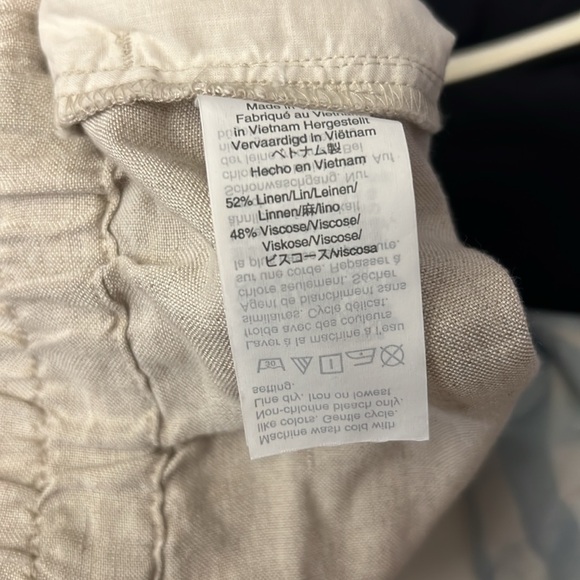 Madewell Pull Up Linen Pants - Picture 3 of 3